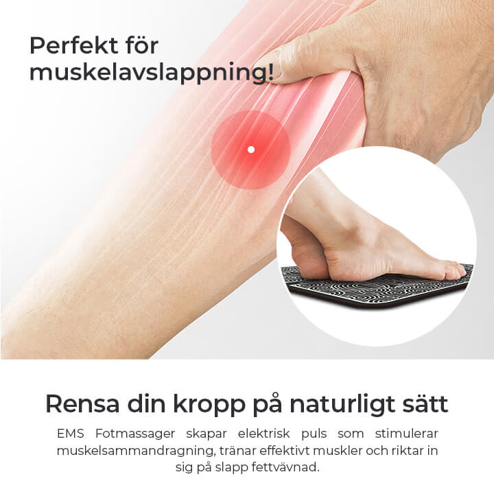 EMS elektrisk fotmassage