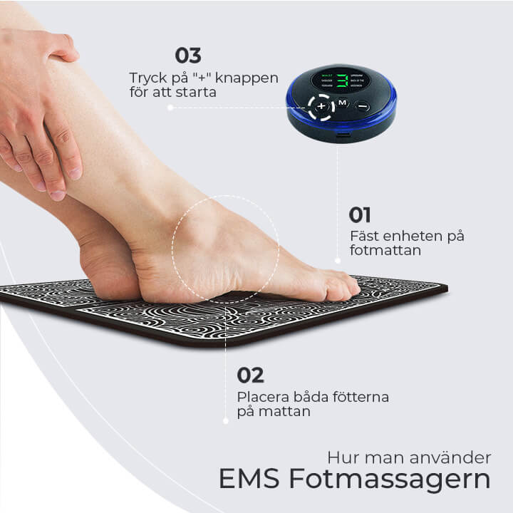 EMS elektrisk fotmassage