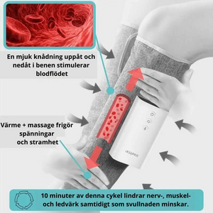 Uppvärmd ben massageapparat